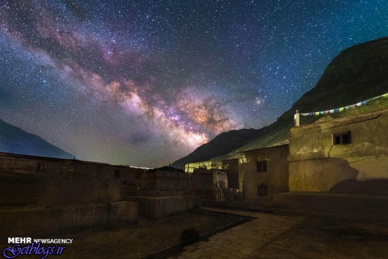 تصاویر) + زیبایی آسمان شب در تبت (